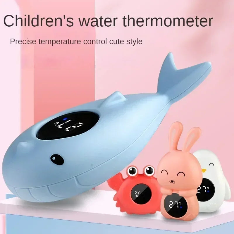Floating Digital Baby Bath Temperature Meter | LED Display Temperature Tester for Water Safety | Cartoon Design