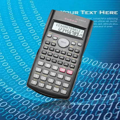240-Function Scientific Calculator – 2-Line Display Portable Student Math Calculator for Teaching, Exams & School Use