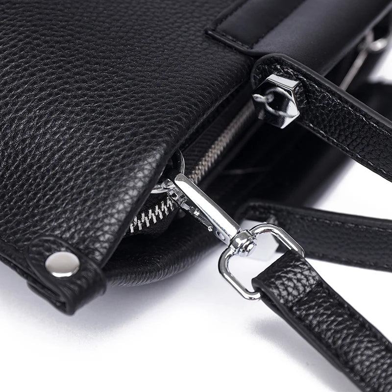 Luxury Cowhide Women’s Tote Bag – High-Quality Genuine Leather Shoulder and Crossbody Handbag, Fashionable Sac A Main