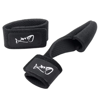 BRAVMACK Fishing Rod Elastic Protection Cap & Strap Set — Water Droplet Wheel Winding Rod Strap for Secure Fishing Rod Storage