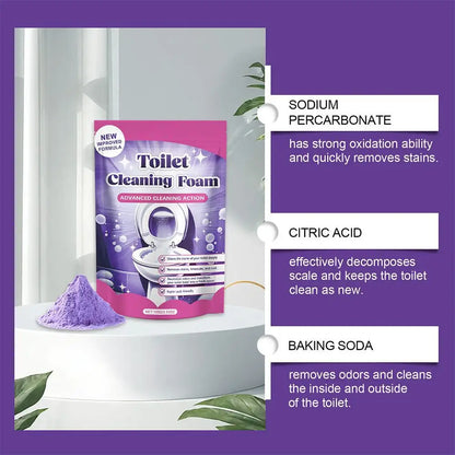 Toilet Cleaning Foam - Bathroom Toilet Cleaner and Deodorizer for Odor Removal and Long-Lasting Freshness