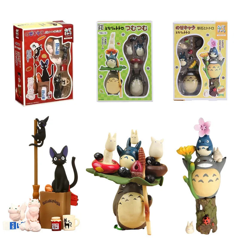 New Anime Totoro PVC Figure – Cute Mini Statue Toy for Kids Room Decor, Collection & Birthday Gift