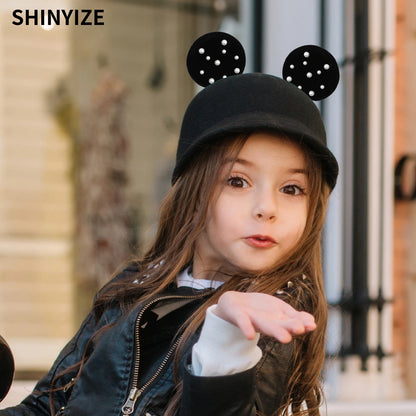 Mickey Minnie Mouse Ear Hair Accessories - Magnetic DIY Cartoon Hat Decorations & Fun Personalized Accessories