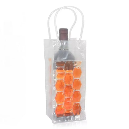 Portable Insulated Wine & Beer Tote Bag — PVC Cooler Handbag for Outdoor Use