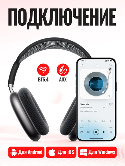 HOCO W65 Plus ANC Bluetooth Headphones – Over-Ear Wireless HiFi Sport Headset with Noise Reduction & Control Button