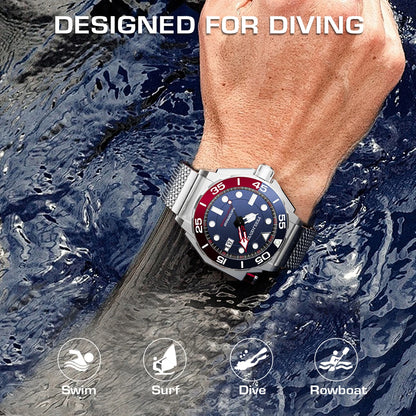 FeelNever Luxury Automatic Watch for Men – Fashion Business & Military Mechanical Waterproof Wristwatch