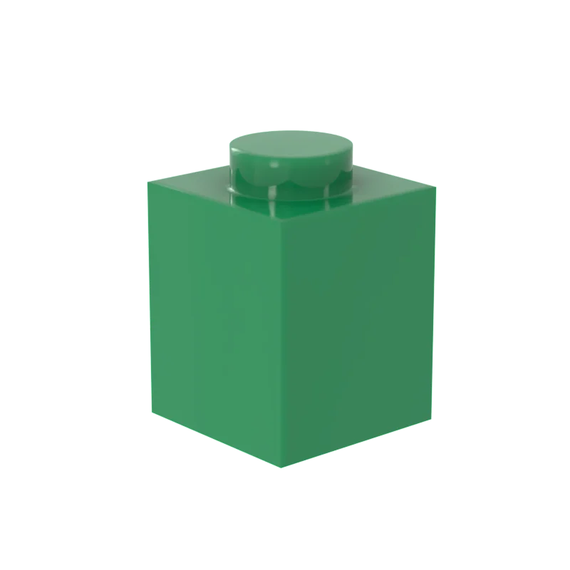 FunBrick 1x1 Classic Building Blocks - 20/50/100PCS DIY Creative Bricks Compatible with 3005 Plastic Blocks