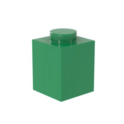 FunBrick 1x1 Classic Building Blocks - 20/50/100PCS DIY Creative Bricks Compatible with 3005 Plastic Blocks