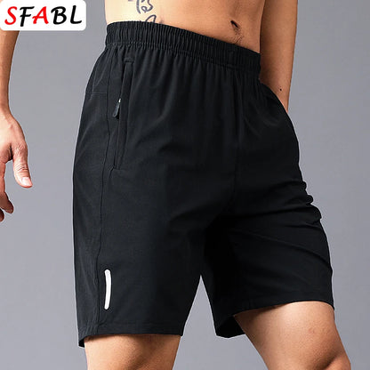 Men's Summer Beach Shorts – Quick-Drying, Breathable Elastic Fitness & Running Casual Shorts