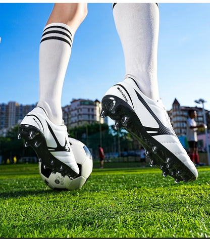 Men’s Football Soccer Cleats – Studded Indoor/Outdoor TF & FG Training Shoes