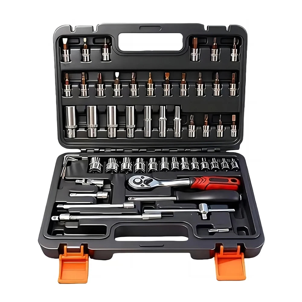 899-Piece Professional Tool Kit - Portable Multi-Function Toolbox for Home, Car Repairs & DIY Projects