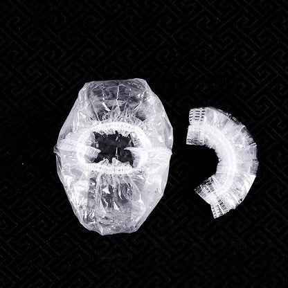 100Pcs Disposable Waterproof Ear Covers - Hair Dye, Shower, Bathing, Baking Oil & Hairdressing Cleaning Accessories
