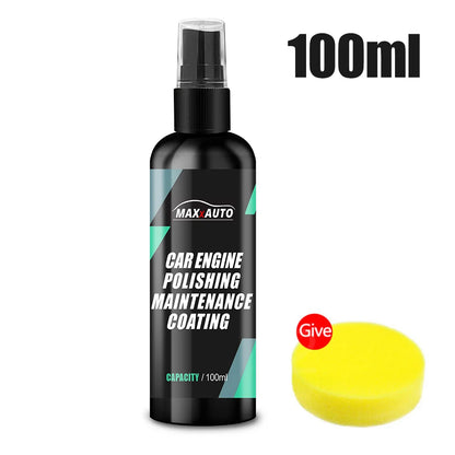 Car Engine Bay Cleaner & Restorer - Powerful Engine Compartment Degreaser for Automotive Cleaning and Polishing