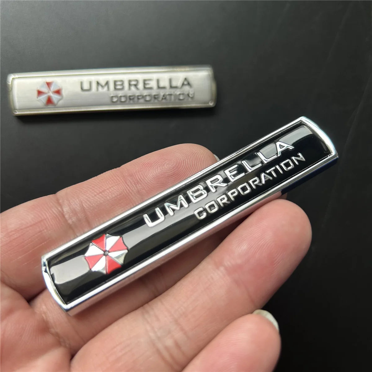 3D Aluminum Car Emblem - Umbrella Corporation Sticker Badge for Auto Styling & Decoration