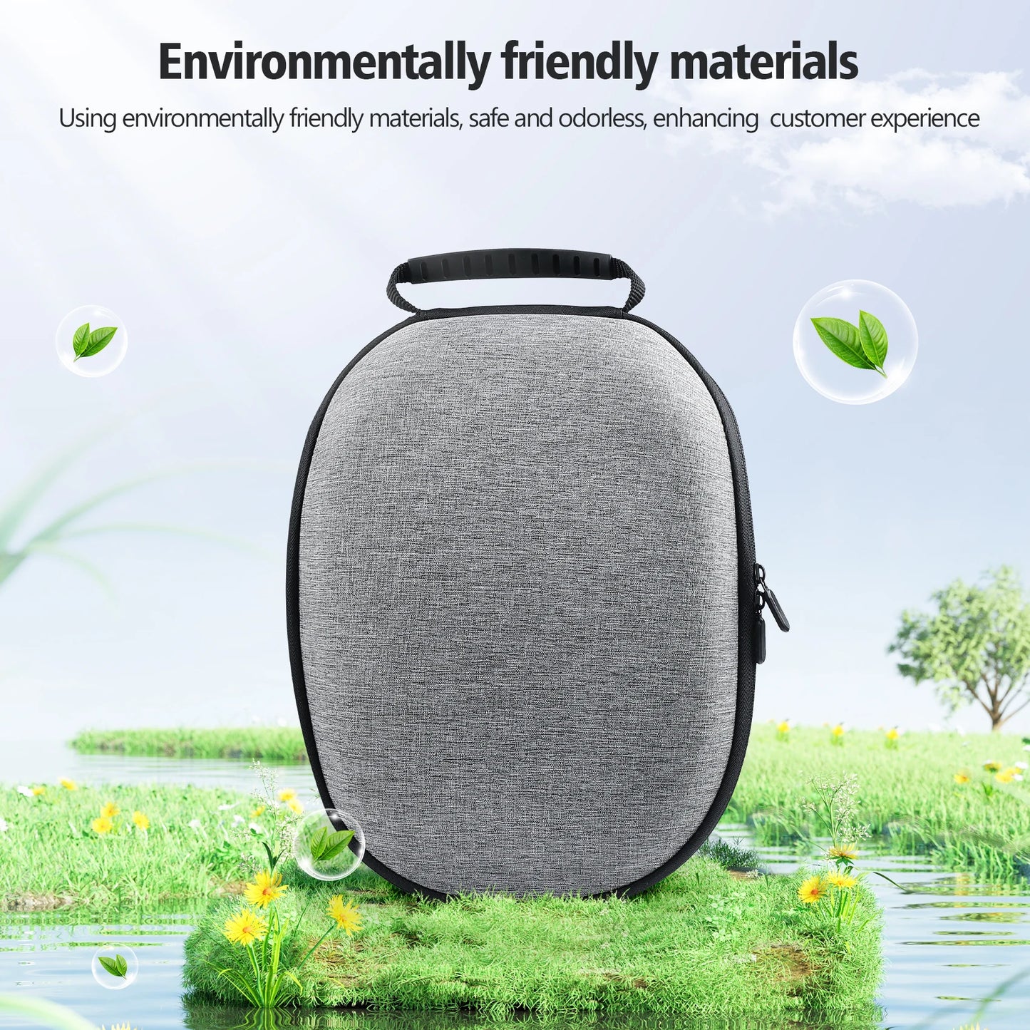 HUADAI Carrying Case for Meta Quest 3S, Quest 3 & Quest 2 – Protective VR Headset Storage