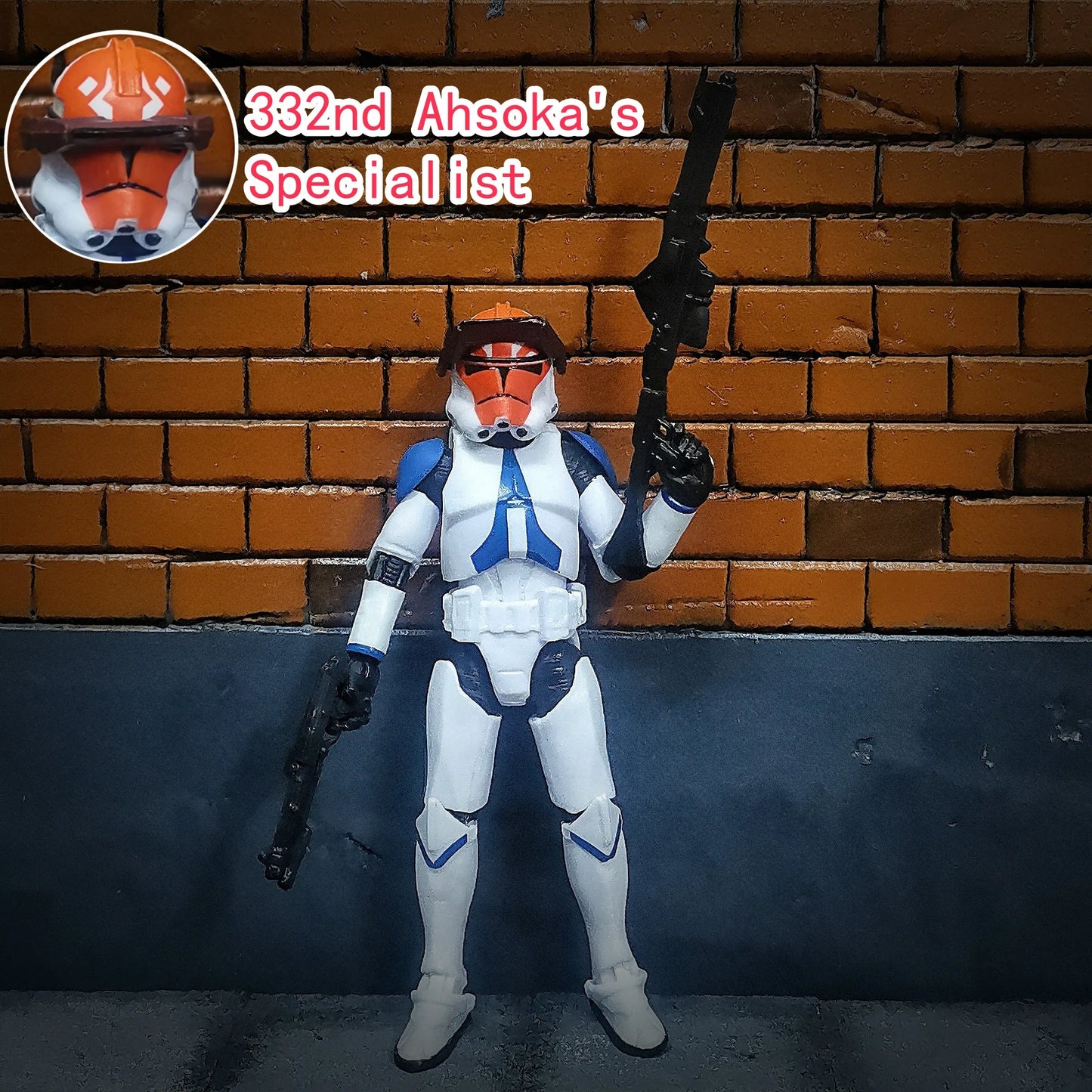Star Wars 3.75" Clone Trooper Action Figure — 1/18 501st & 187th Legion REX ARF P1/P2 Toy Model