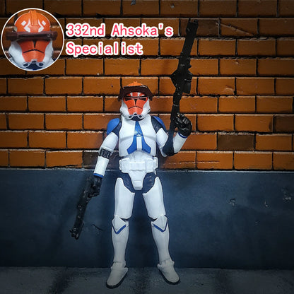 Star Wars 3.75" Clone Trooper Action Figure — 1/18 501st & 187th Legion REX ARF P1/P2 Toy Model