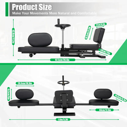Leg Stretcher 3-Bar Leg Spreader – Heavy Duty Leg Split Machine for Flexibility & Stretching