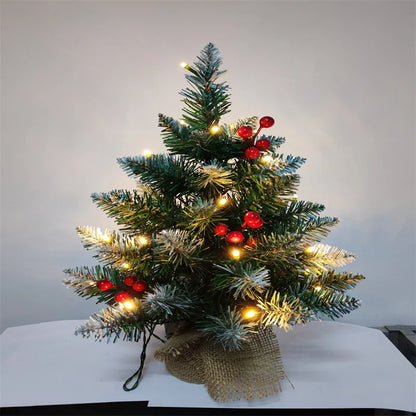 Mini Christmas Tree 45/60cm – PVC Tabletop Decorations for Family Christmas & Holiday Parties
