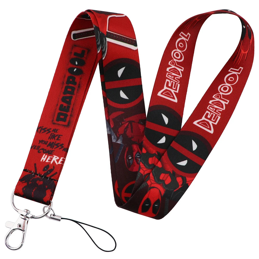 Cartoon Credential Holder Keychain – Cool Lanyard for Key, ID Card, Gym Badge & Cosplay Gift