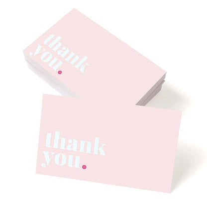 50pcs Thank You Cards - Small Business Packaging Inserts, Customer Appreciation Notes, and Wedding Party Supplies