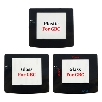 JCD Screen Lens Cover Protector for Game Boy Series | Plastic Glass with Adhesive for GB, GBA SP, GBC