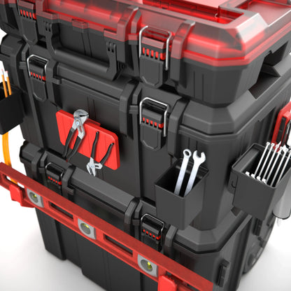 Hyper Tough Hyper Stack 3-Piece Modular Rolling Toolbox – Heavy Duty Tool Storage System