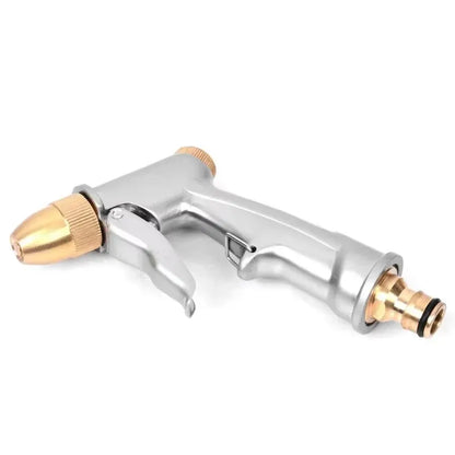High-Pressure Water Spray Gun - Metal Brass Nozzle for Garden Hose, Lawn, Car Wash & Outdoor Cleaning XY002