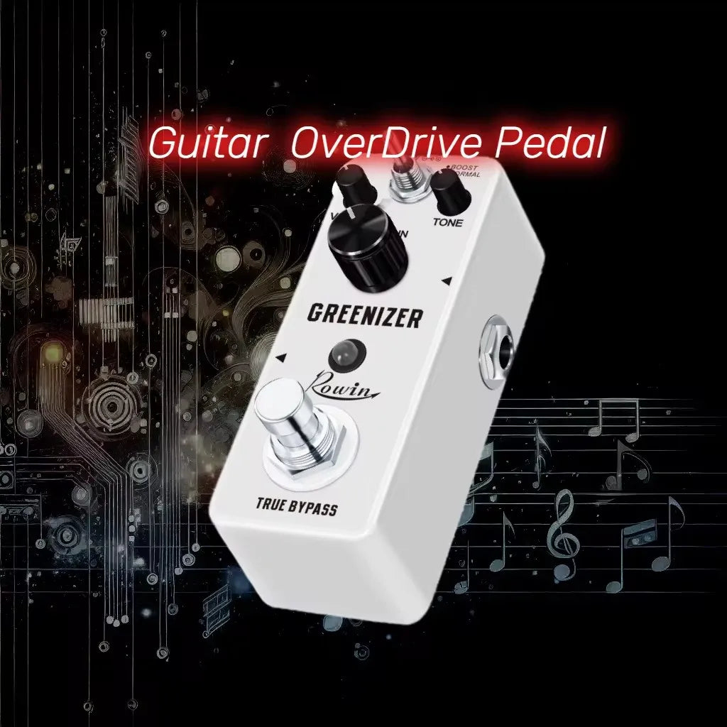 Rowin Guitar Effects Pedal – Noise Gate, Delay, Chorus, Vibrato, Phaser, Flanger, Booster, EQ, Fuzz, Metal, Distortion, and Blues Drive