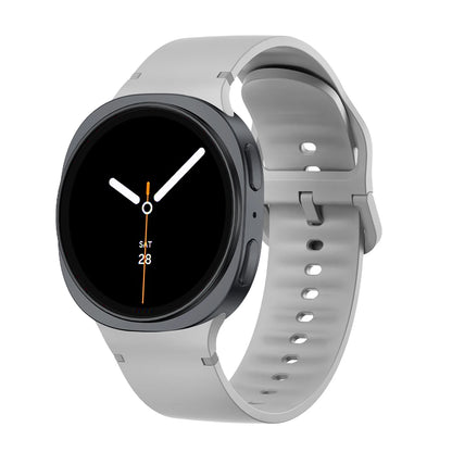 Samsung Galaxy Watch 8 Silicone Sport Strap - Replacement Band for Galaxy Watch 8 40mm/44mm and Watch 8 Classic 46mm