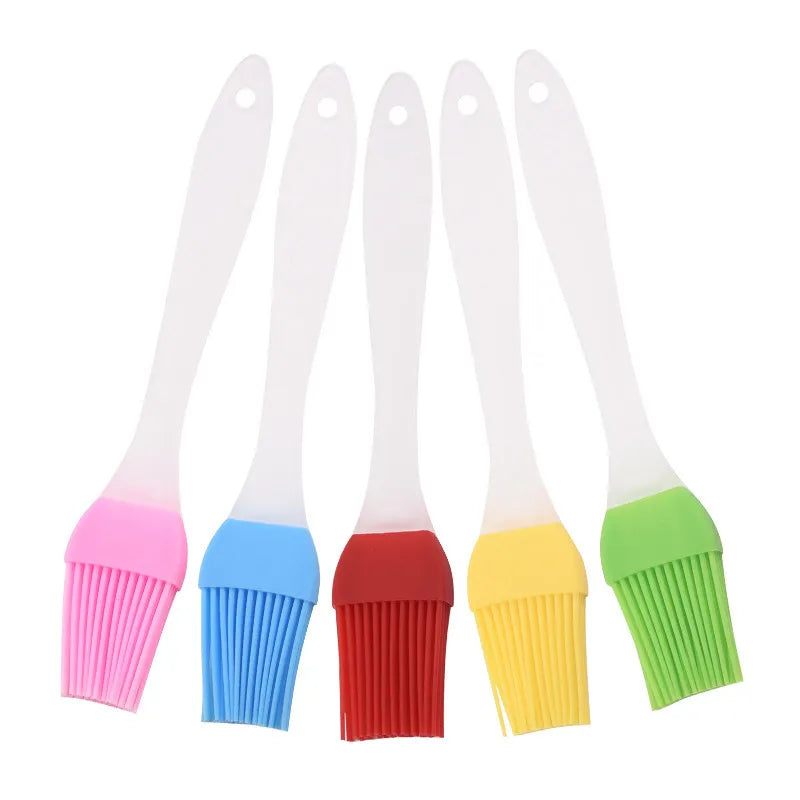 Versatile Disassemblable Silicone Pastry & Baking Brush Set - Perfect for Flour, Cakes, Barbecue, and More!