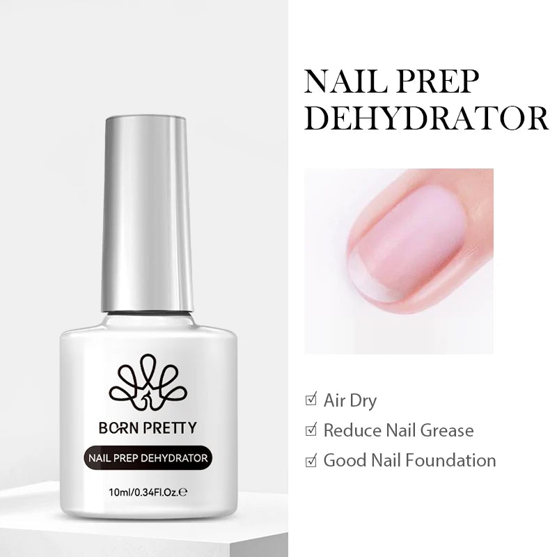 BORN PRETTY 15ml Clear Non-Stick Hand Extension Gel - 3D Shaping Nail Art, Milky Jelly Hard Gel for Fake Nails