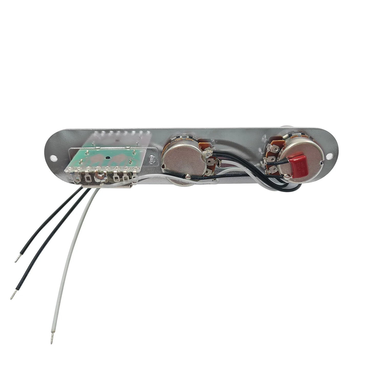 PHRILM Pre-Wired TL Control Plate - 3-Way Guitar Wiring Harness with Volume & Tone Knobs