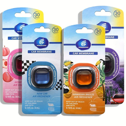30-Day Car Air Freshener Vent Clip - Essential Oil Scented Odor Eliminator, Non-Toxic Fragrance, 0.14 oz Each