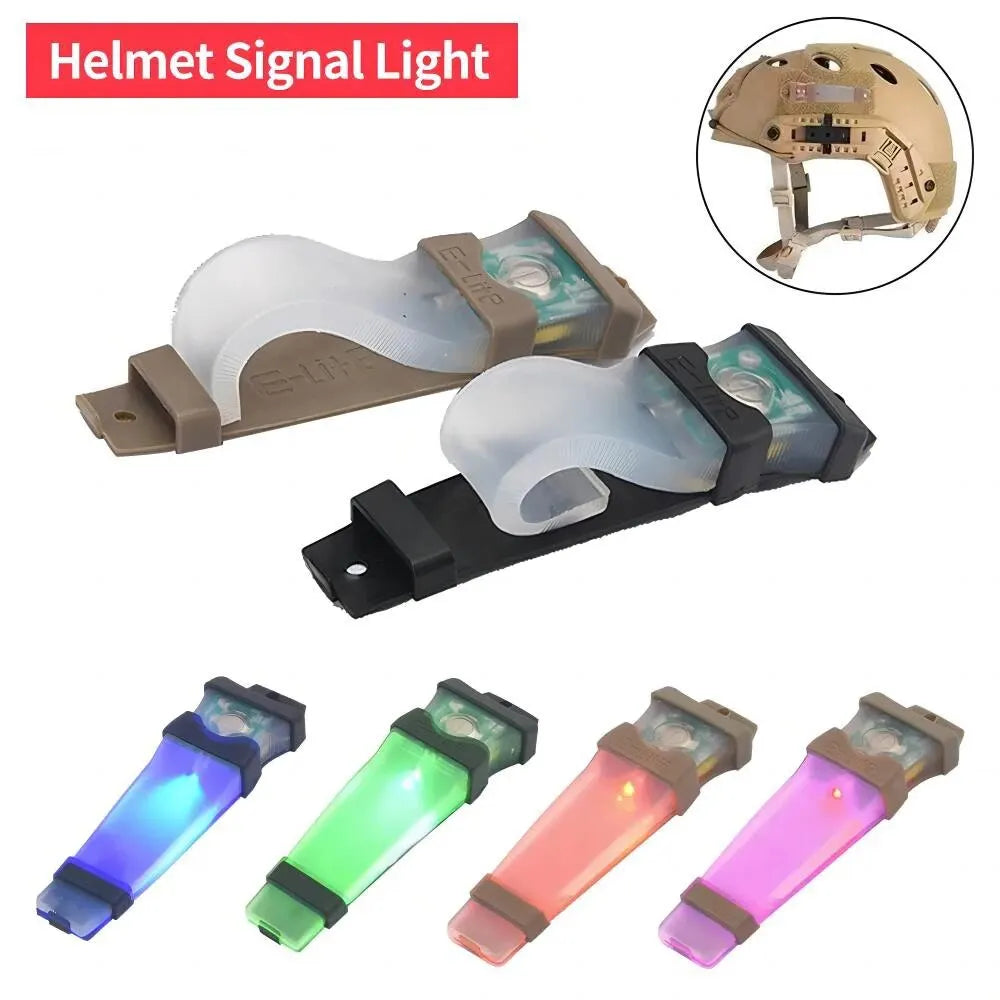 BOOIU Tactical Helmet IR Strobe Light – Waterproof Safety Flashing Signal Lamp for Hiking & Cycling