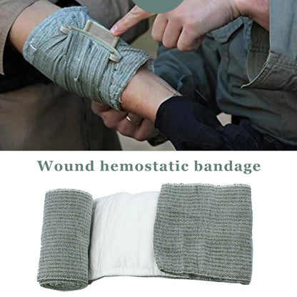 4/6 Inch Israeli Emergency Bandage — Traumatic Hemostatic Compression Dressing for First Aid, Tactical & IFAK Use