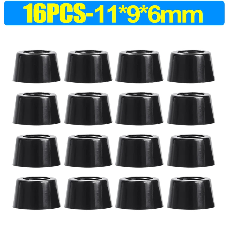 8/80pcs Rubber Furniture Pads - Non-Slip Floor Protectors & Chair Leg Bumper Gaskets for Tables and Cutting Boards