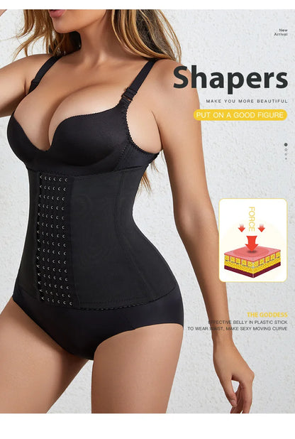 Women’s Slimming Waist Trainer Belt — Tummy Control Body Shaper, Fat Compression Girdle & Firm Corset Shapewear