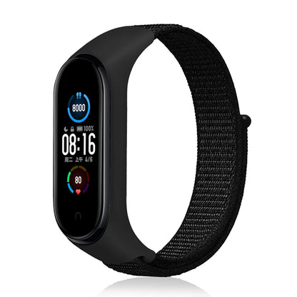 Nylon Loop Strap for Xiaomi Mi Band - Adjustable Sport Wristband Bracelet for Mi Band 3 4 5 6 7 8