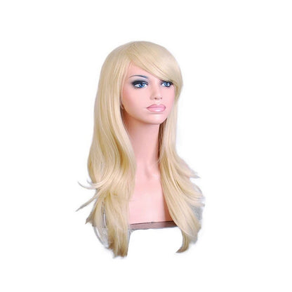 Princess Cosplay Wig for Girls - Synthetic Hair Halloween Birthday Party Costume Accessory