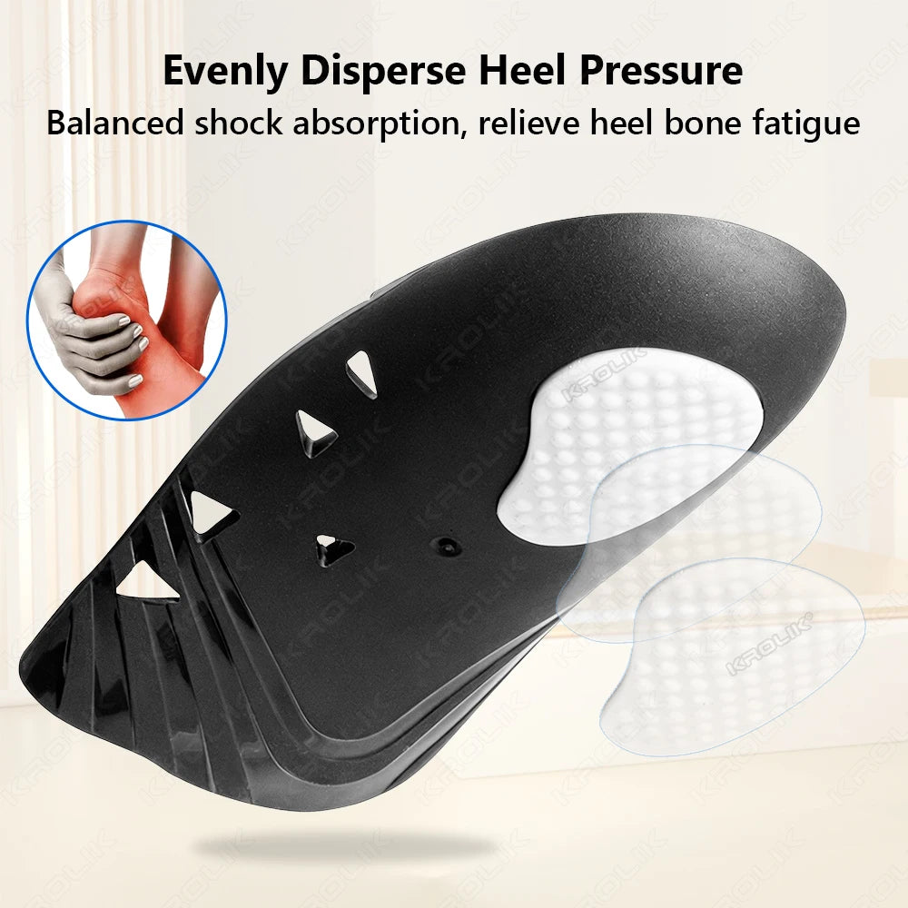 Orthopedic Arch Support Insoles - Lightweight TPU Adjustable Insoles for Flat Feet