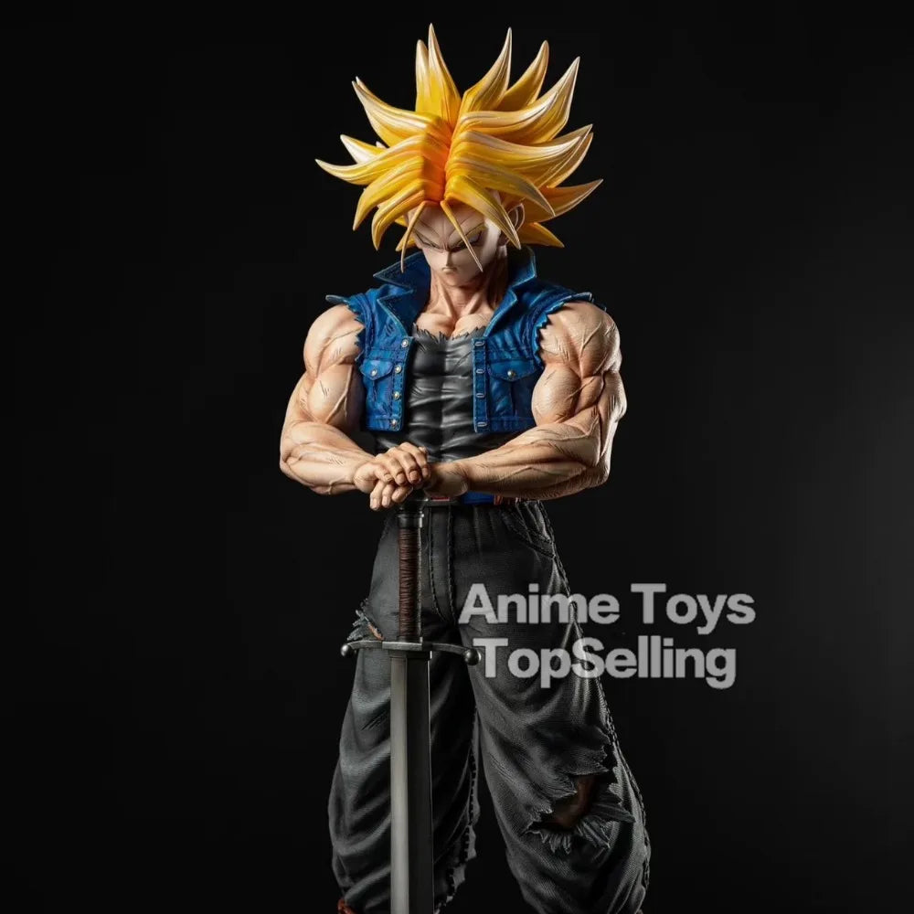 25cm Anime Dragon Ball Z Trunks Figure – Future Trunks MPVC Action Figure Statue, Collectible Model Toy for Children Gifts