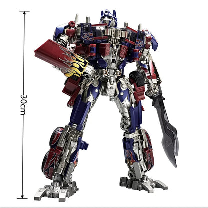 30CM Transforming Robot Toy – Optimus Prime, Bumblebee & Megatron Alloy Action Figures for Kids