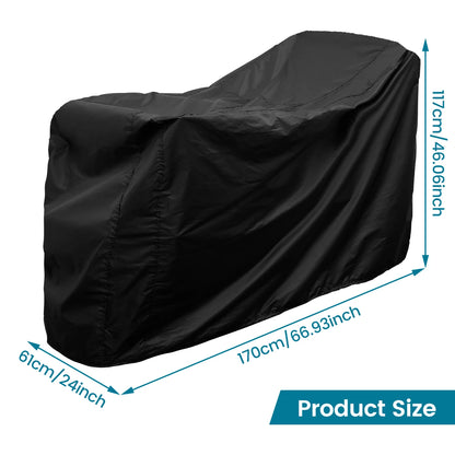 Waterproof Mobility Scooter & Wheelchair Cover – 190D Oxford Cloth Dust, Rain, Snow & Sun Protection
