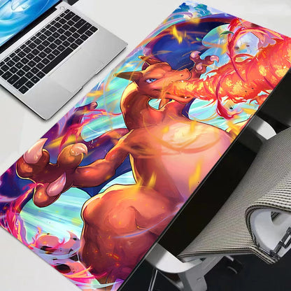 Gengar Pokémon Gaming Mouse Pad - Non-Slip Rubber Esports Desk Mat with Stitched Edges for Keyboard and Mouse