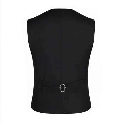 Men's Slim Fit Dress Vest 7XL - High Quality Suit Waistcoat, Sleeveless Formal Business Jacket for Casual Wear