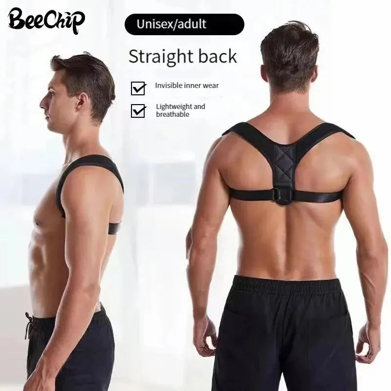 Back Posture Correction Belt: Unisex Breathable Body Shaping for Hunchback Prevention and Sitting Posture Correction