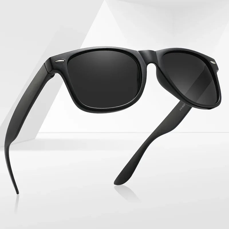 Classic Square Sunglasses – Men & Women UV400 Driving, Fishing & Sports Eyewear