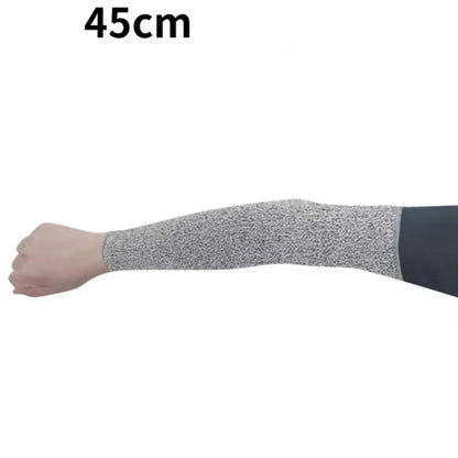 Level 5 HPPE Cut-Resistant Arm Sleeves - Anti-Puncture Protective Work Sleeves for Hand & Arm Safety
