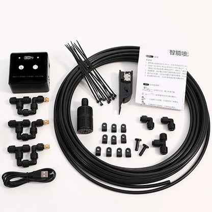 WiFi Automatic Rainforest Mist Sprayer System Kit – Smart Irrigation Timer Humidifier for Reptile Terrarium & Plant Care